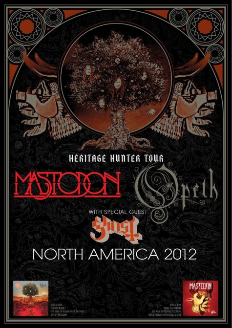 Mastodon, Opeth, Ghost