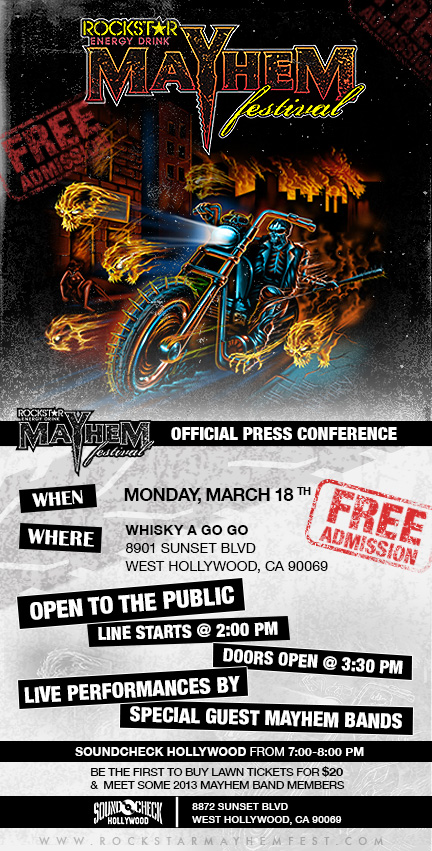 Mayhem Fest Press Conference