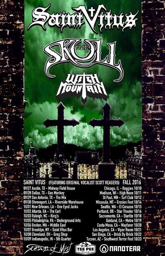 Saint Vitus 2016 US Tour