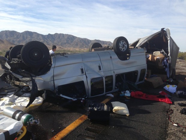 The Acacia Strain van accident