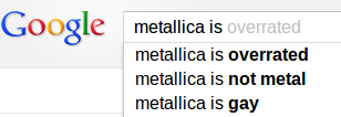 Auto-Complete Metal