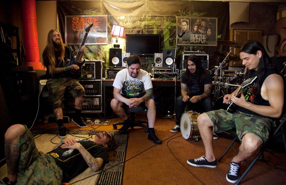 Suicide Silence studio